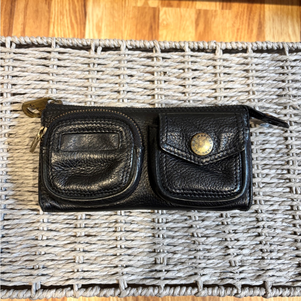 Marc Jacobs Black Leather Wallet